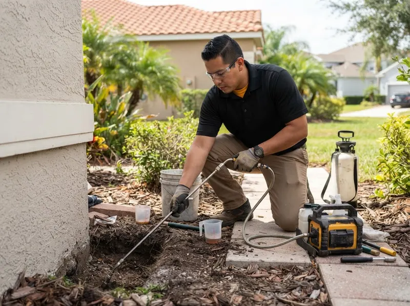 Subterranean Termite Soil and Bait Treatments in Orlando, FL