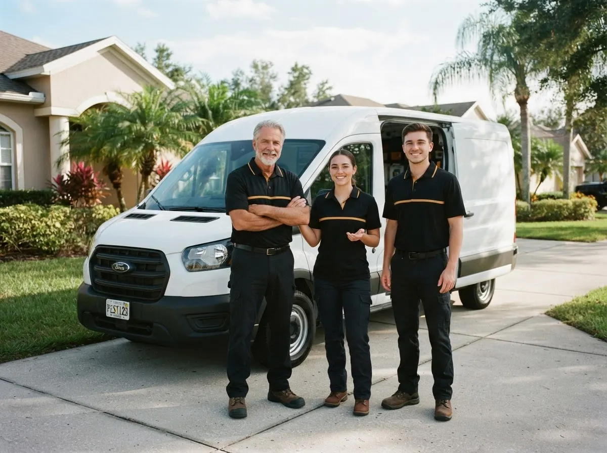 The Yellow Jacket Pest Control team, pest control service in Orlando, FL